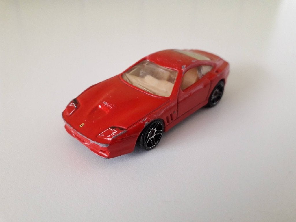 ferarri maranello               mattel, Ophalen of Verzenden, Gebruikt, Auto