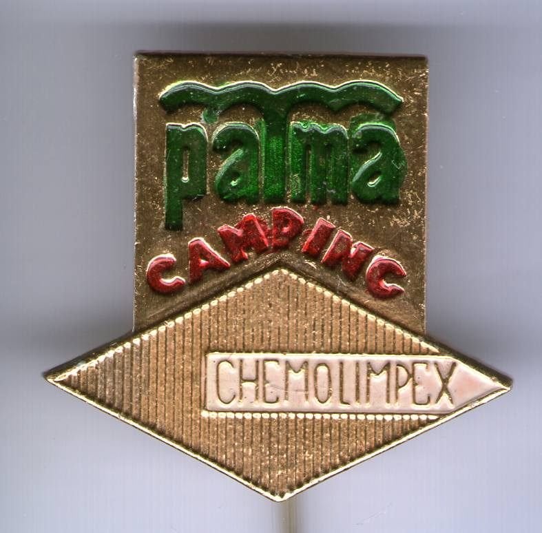 Camping Patma Chemolimpex koper speldje ( P_018), Verzenden, Zo goed als nieuw, Merk, Speldje of Pin