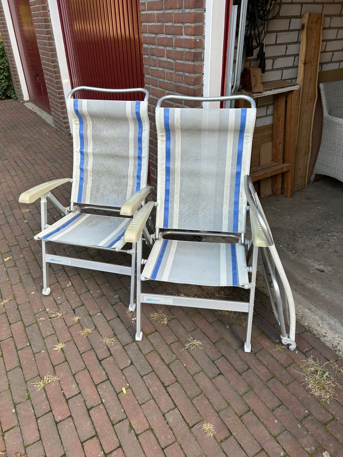 Tuinstoelen, Ophalen, Gebruikt, Overige materialen