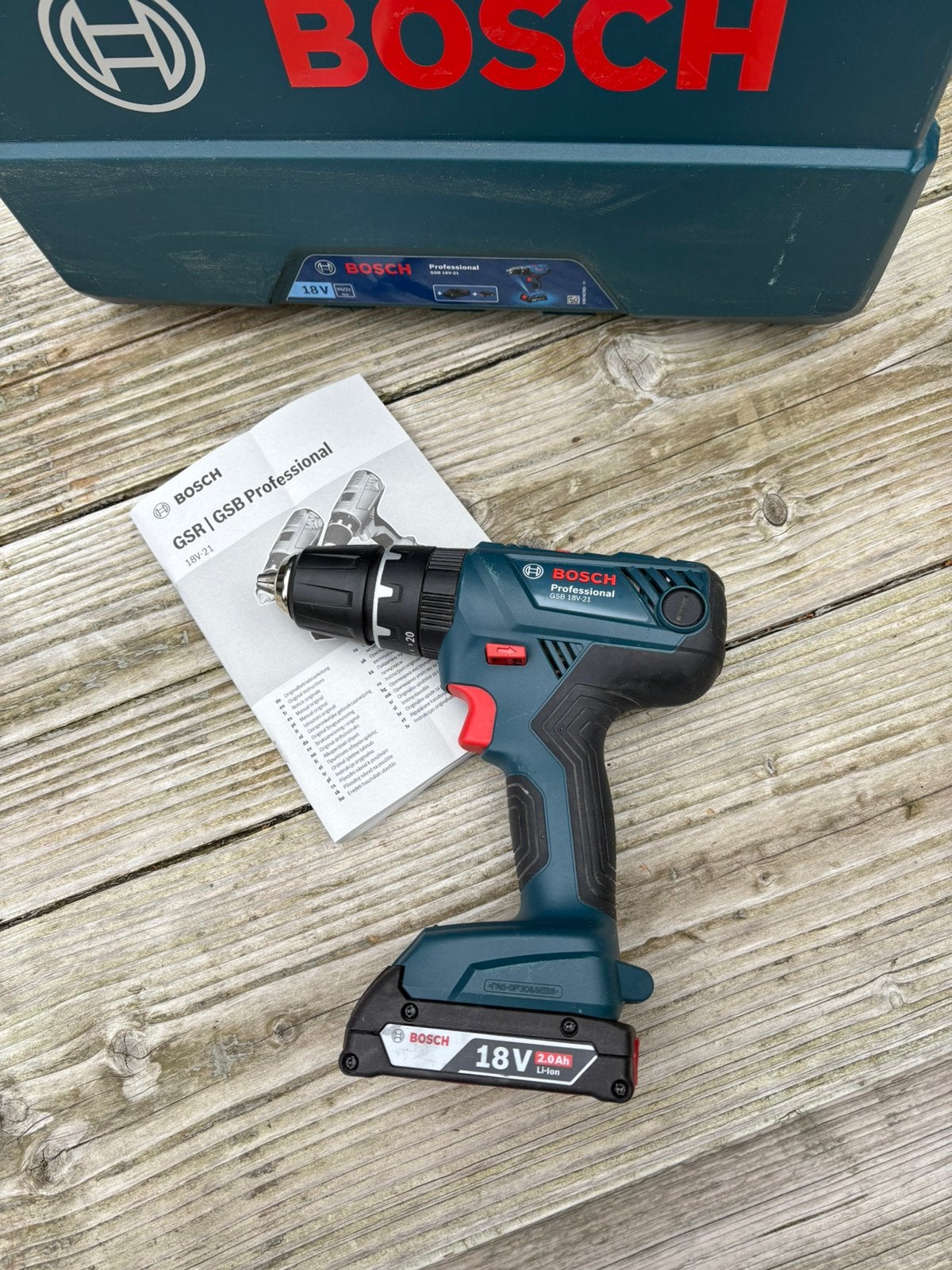 Accu klopboor / schroefmachine Bosch GSB 18v