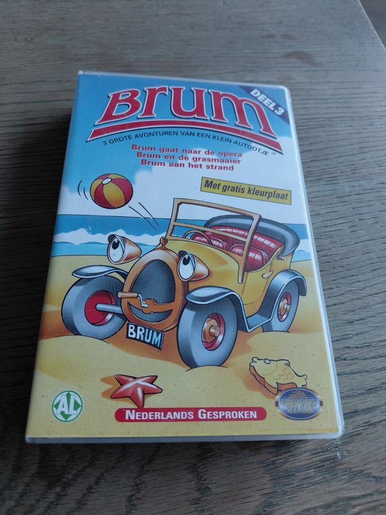 Brum deel 3 videoband., Cd's en Dvd's, VHS | Kinderen en Jeugd, Alle leeftijden, Ophalen of Verzenden, Gebruikt, Tekenfilms en Animatie