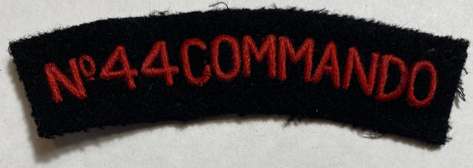 Schouderpatch Nr. 44 Commando, Verzamelen, Ophalen of Verzenden, Landmacht, Nederland, Embleem of Badge