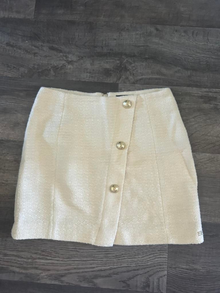 Nikkie rok met gouden knopen, maat L, Kleding | Dames, Beige, Maat 42/44 (L), Nieuw, Ophalen of Verzenden