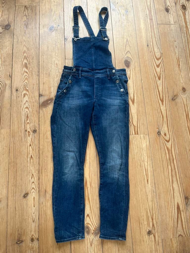 Tuinbroek , high skinny, Ophalen of Verzenden, Gedragen, Maat 36 (S), Blauw