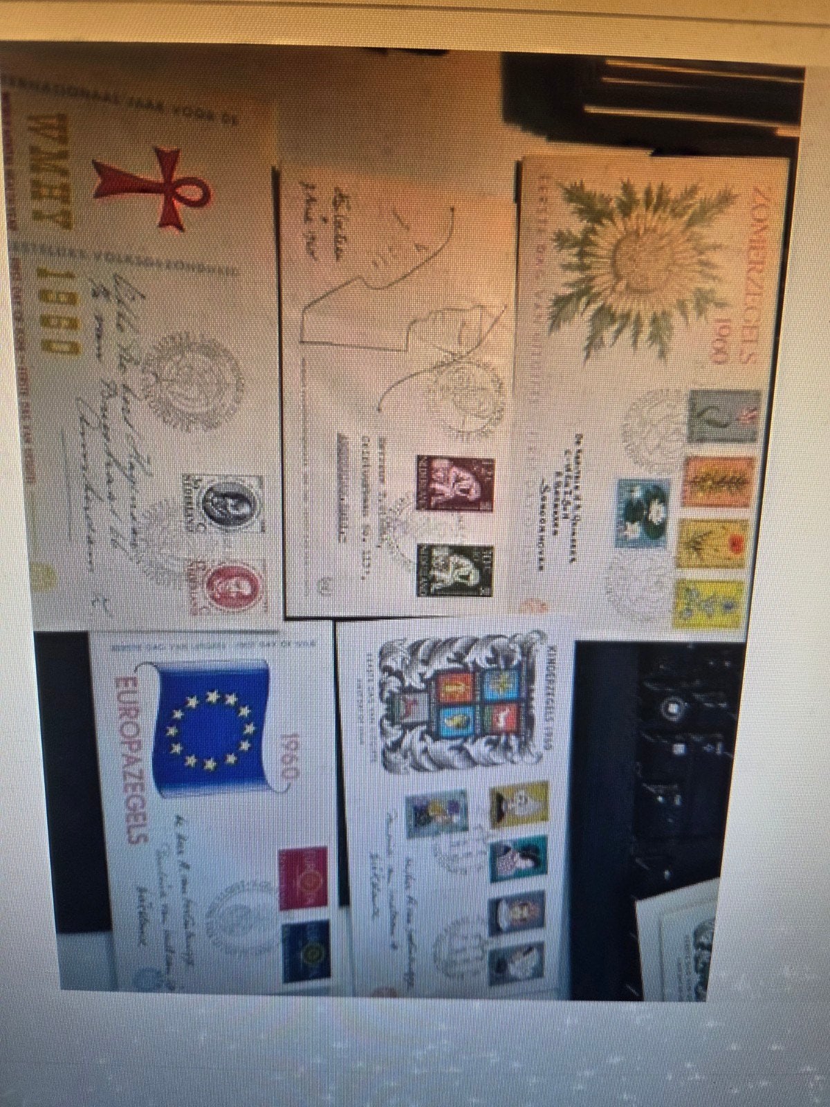 @@ E42, E43, E44, E45 en E46 beschreven 1960   @@, Postzegels en Munten, Ophalen of Verzenden, Beschreven, Nederland