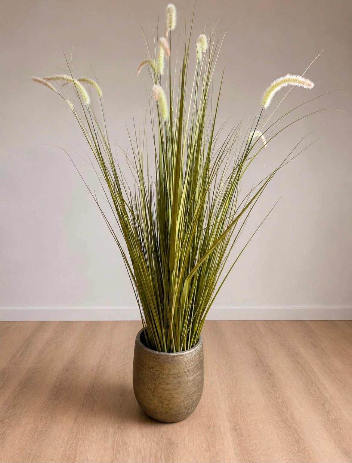 Kunstgrasplant in pot - Realistische decoratie, Ophalen, Groen, Onderhoudsvrij, Kunstplant