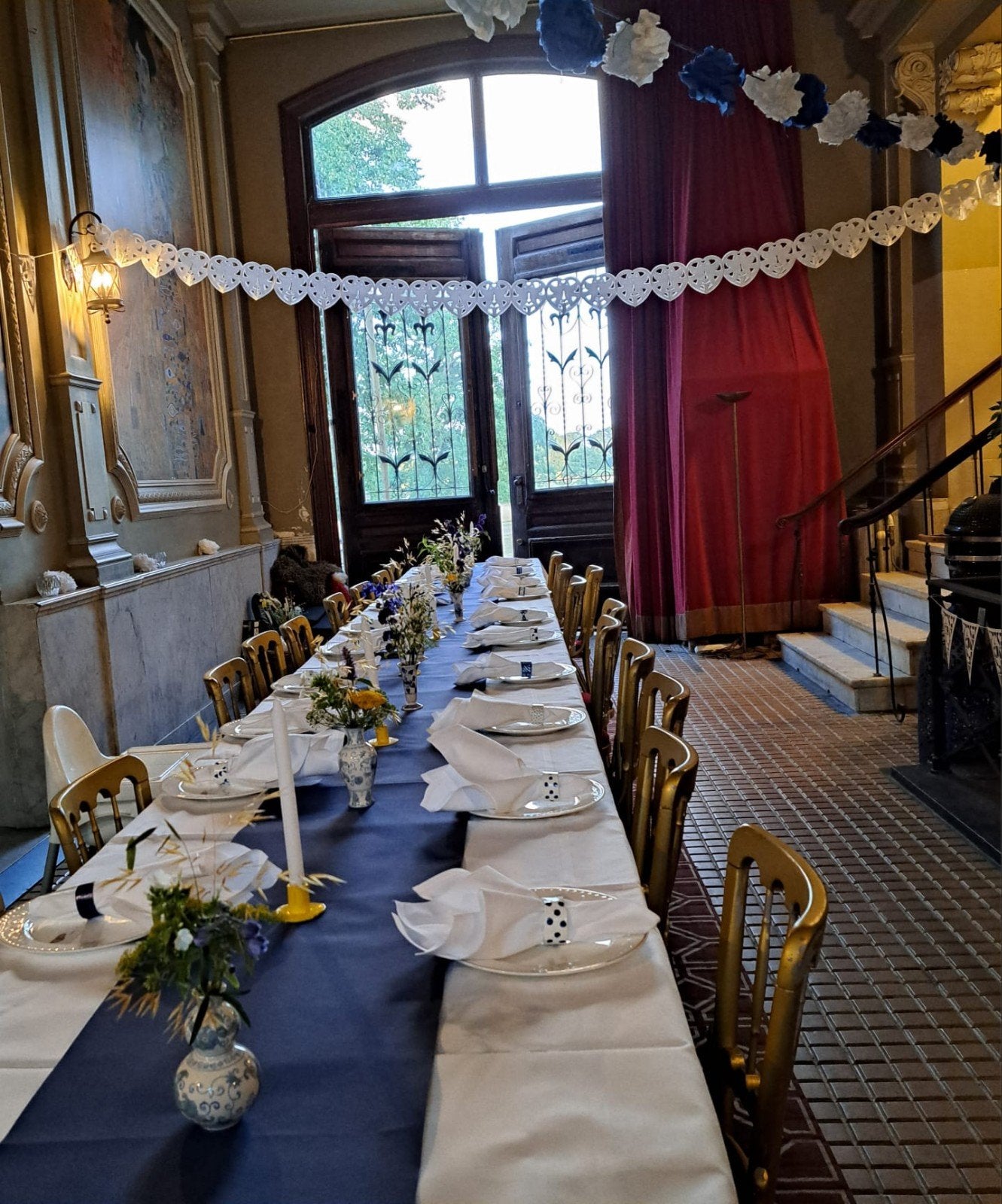 Feestversiering bruiloft of geboorte, Ophalen, Gebruikt, Versiering, Geboorte of Huwelijk