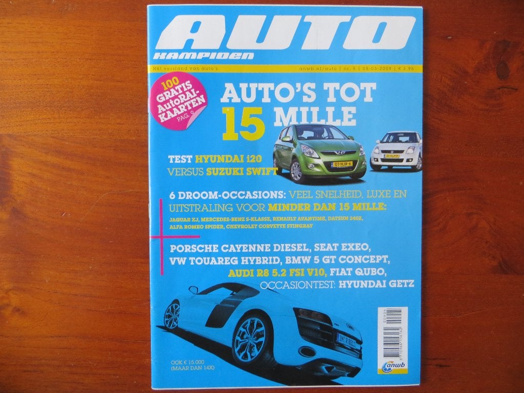 Autokampioen 5 2009 Hyundai i20, Suzuki Swift, Cayenne D., Ophalen of Verzenden, Nieuw, Porsche