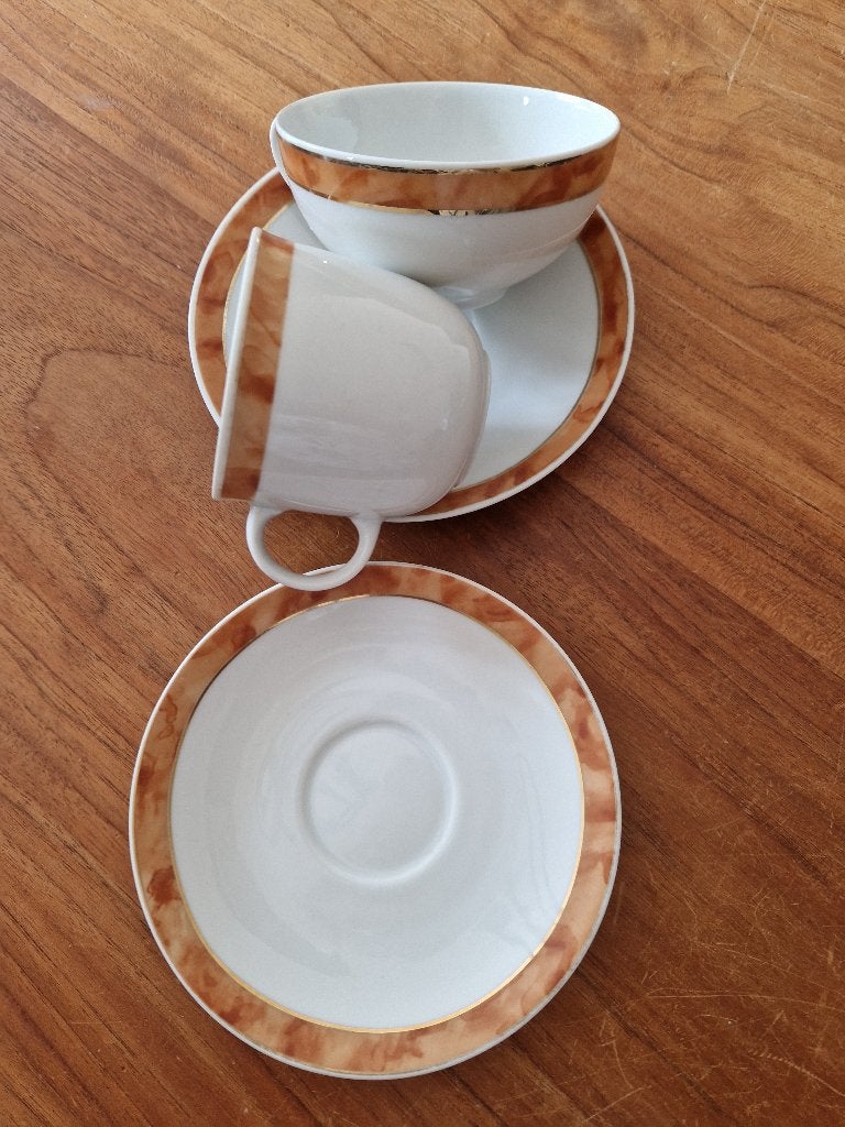 Kronester Bavaria koffie en theekopje met schotel - vintage, Ophalen of Verzenden