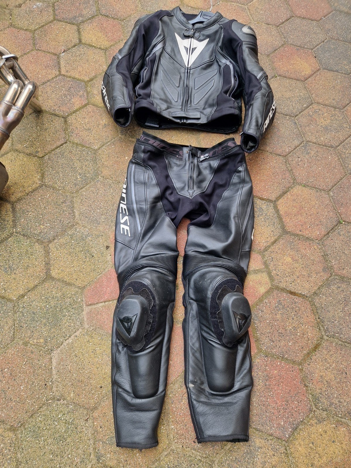 Dainese leren motor pak, Motoren, Kleding | Motorkleding, Ophalen, Tweedehands, Combipak