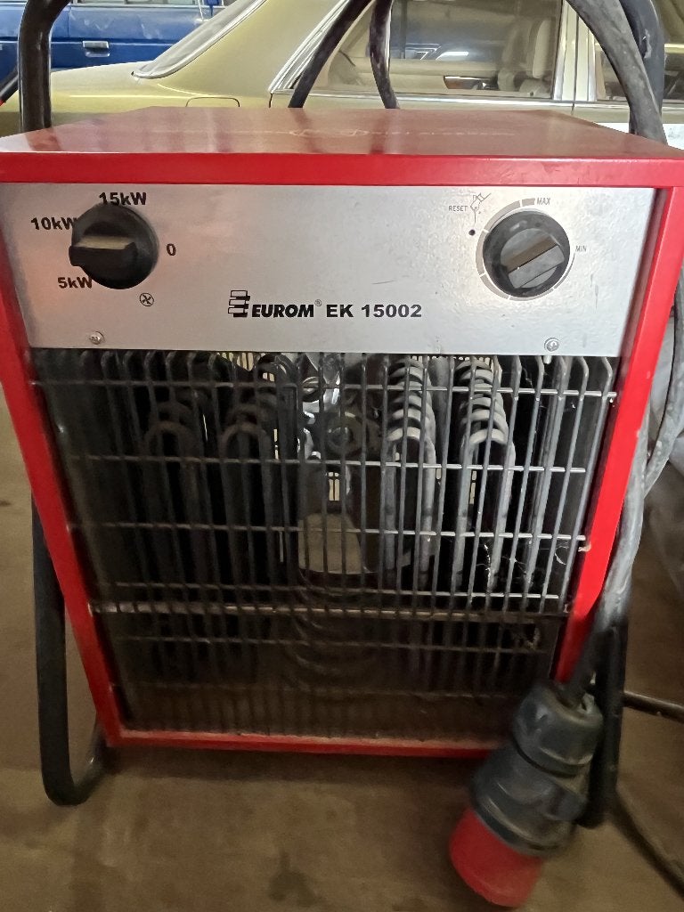 Eurom ek 15002 werkplaatskachel 15000w, Ophalen, 30 tot 80 cm, Kachel, Minder dan 60 cm