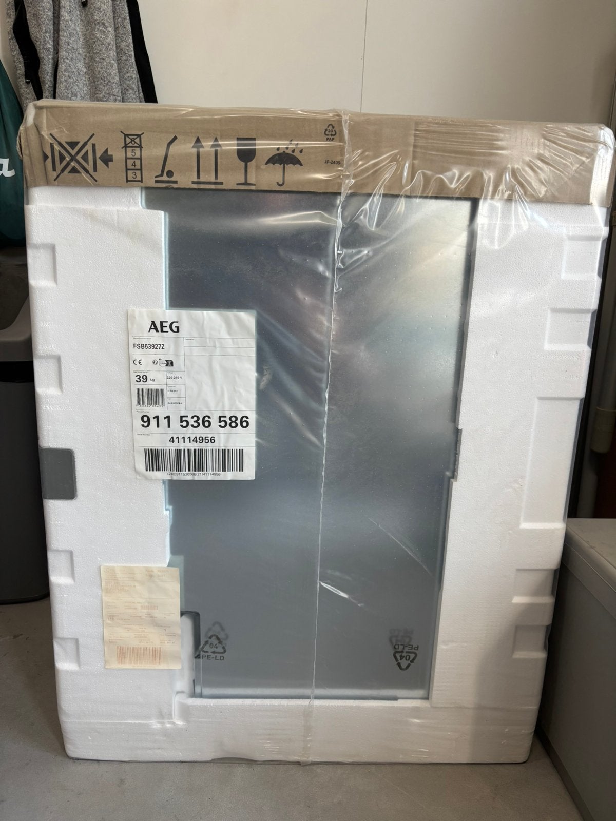 Vaatwasser AEG FSB53927Z nieuw nog in de verpakking, Witgoed en Apparatuur, Ophalen, Minder dan 85 cm, 60 cm of meer, Nieuw