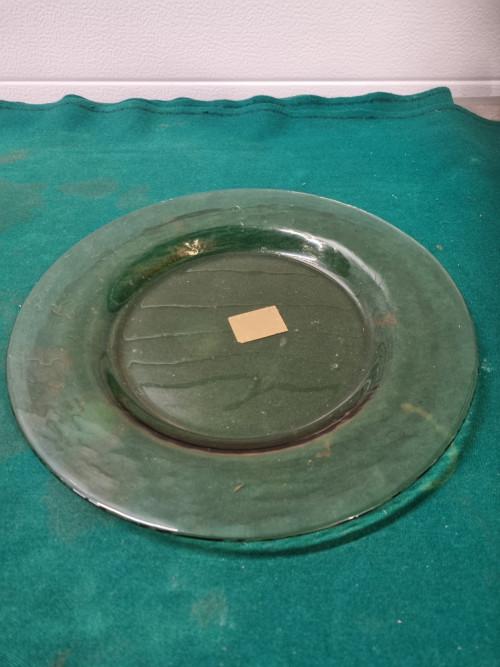 schaal bord oker/ amber  geel, Ophalen of Verzenden