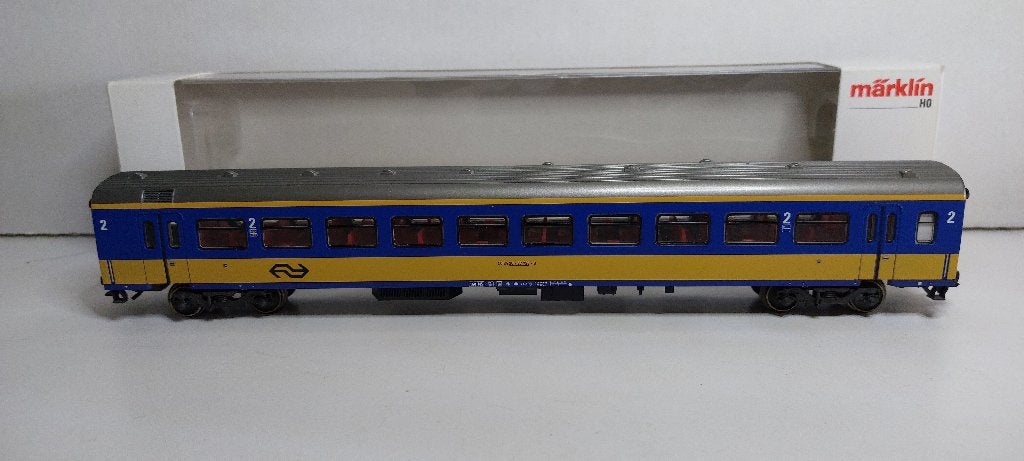 Märklin 4265 Personenrijtuig 2e klasse ICR van de NS (06), Wisselstroom, Wagon, Ophalen of Verzenden, Märklin