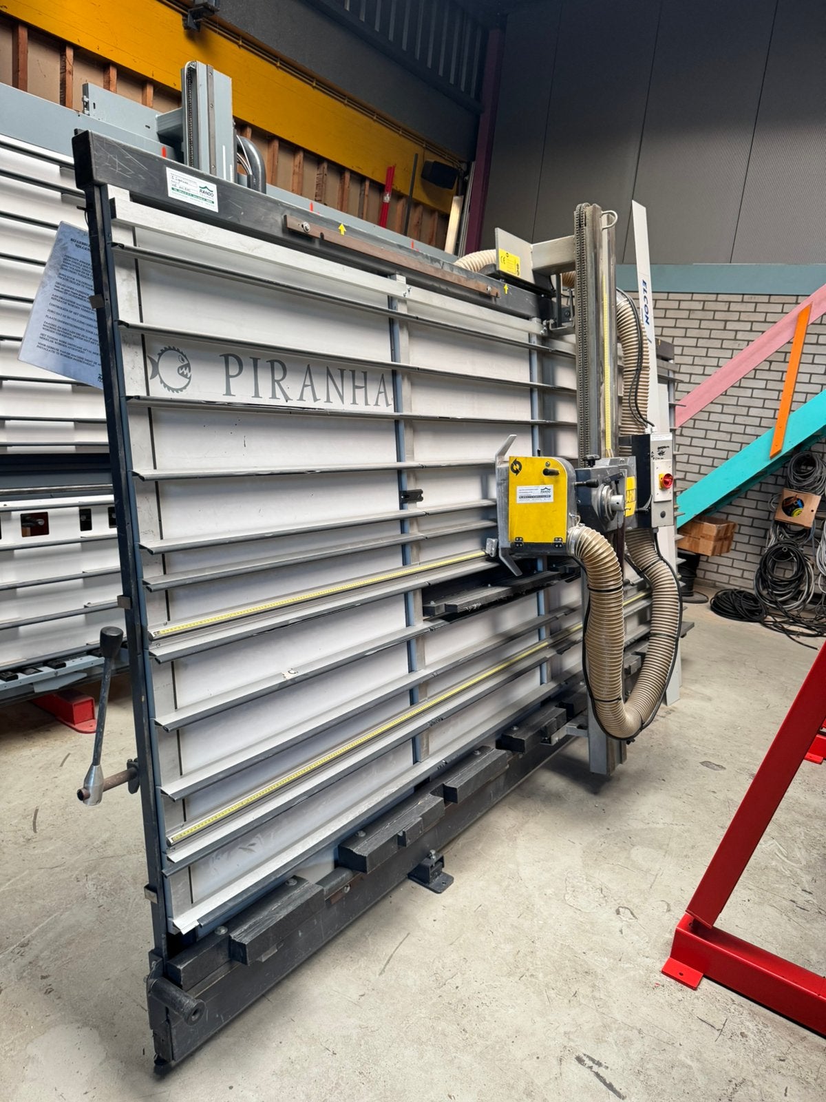 Platenzaag, Wandzaag, Harwi giraffe 1550, Doe-het-zelf en Verbouw, Ophalen of Verzenden, 1200 watt of meer, Overige typen, 70 mm of meer