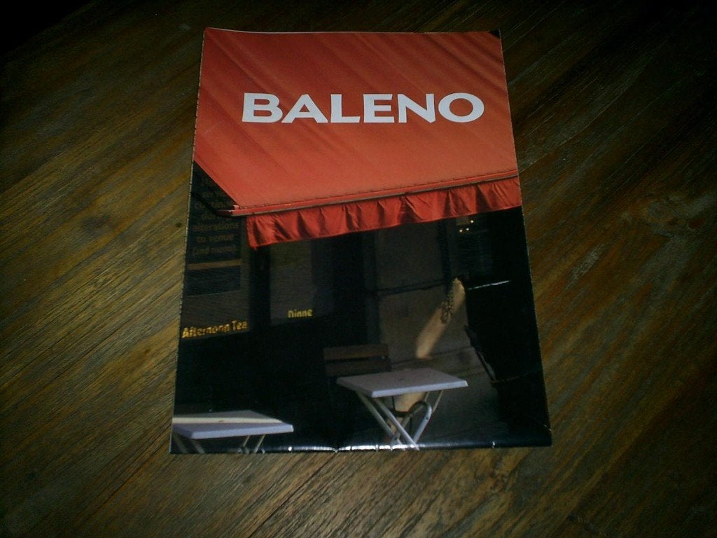 Suzuki Baleno + Poster 1995 / 1996 16 pag., Ophalen of Verzenden, Zo goed als nieuw, Overige merken