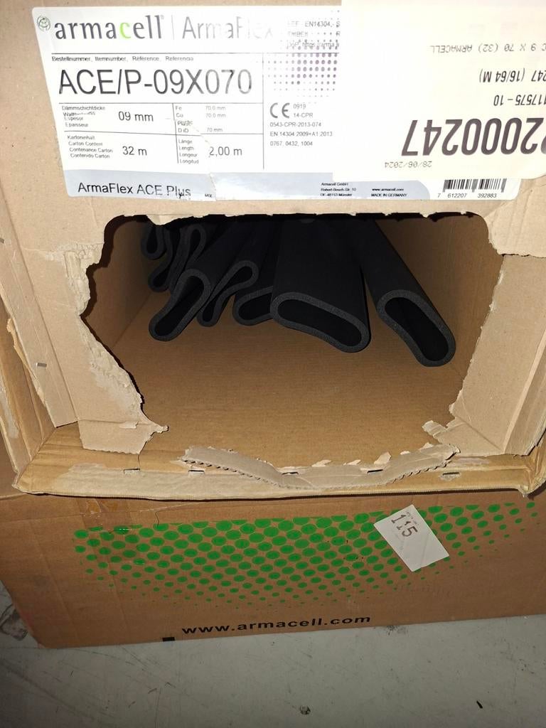 Armaflex isolatie NIEUW ( verschillende maten ), Doe-het-zelf en Verbouw, Isolatie en Afdichting, Ophalen, Nieuw