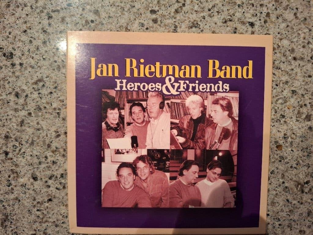 Cd jan rietman band, heroes & friends, Ophalen of Verzenden, Zo goed als nieuw