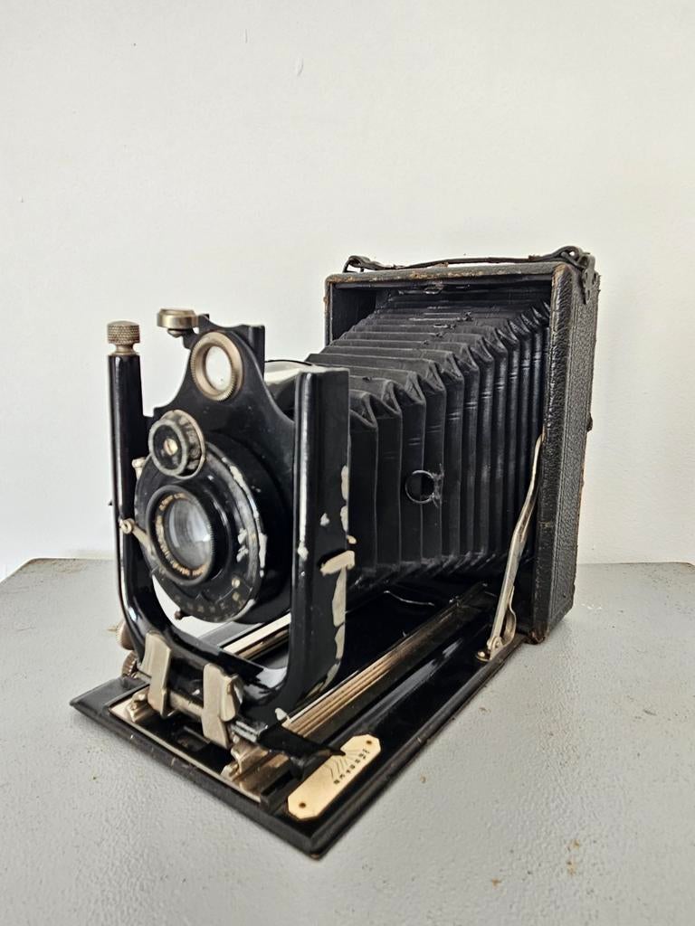 Antieke balgcamera - Vintage Fototoestel, Verzamelen, Fotografica en Filmapparatuur, Ophalen of Verzenden
