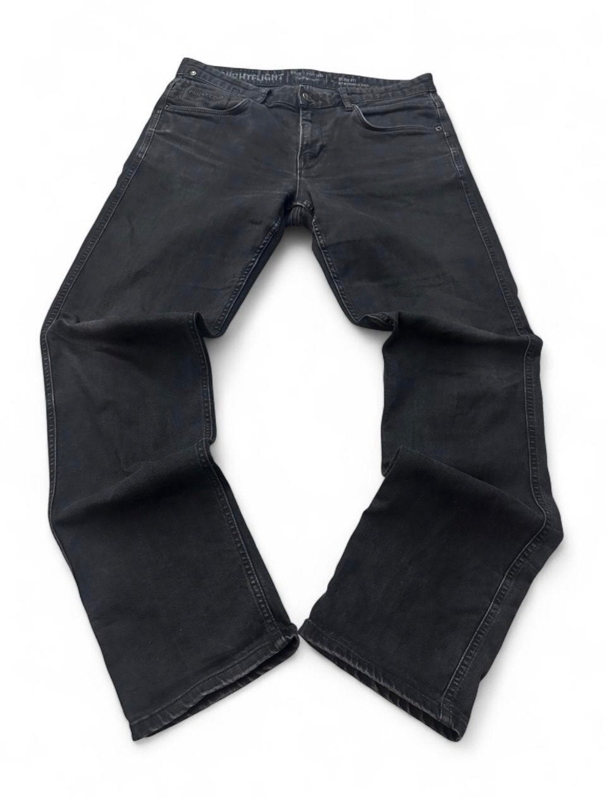 PME Legend Nightflight Jeans W35 L34 Zwart Slim Fit, Kleding | Heren, Ophalen of Verzenden, Gedragen, Zwart, W36 - W38 (confectie 52/54)