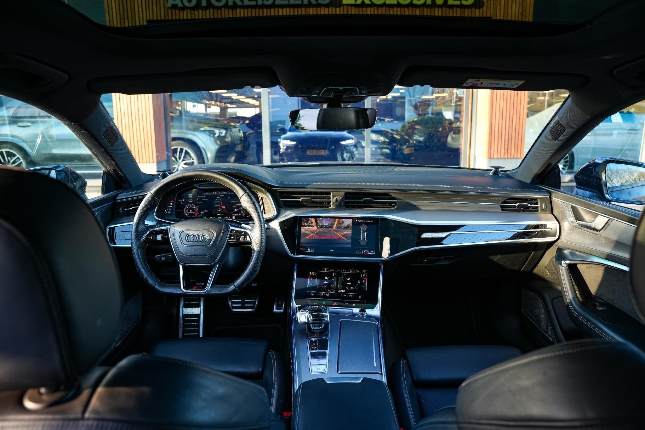 Audi A7 Sportback 50 TDI quattro Pro Line Plus B&O+ Panodak, Auto's, Gebruikt, 2000 kg, Zwart, Bedrijf