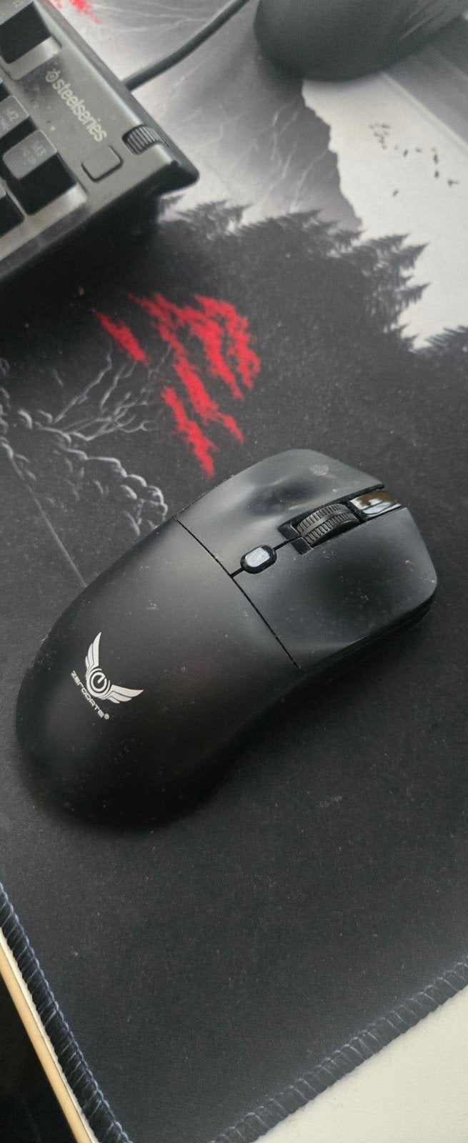 Draadloze Muis - Zwart - Ergonomisch Design, Rechtshandig, Muis, Gebruikt, Ergonomisch