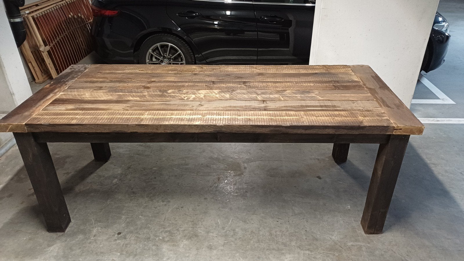 Eettafel hoffz, Ophalen, 200 cm of meer, 50 tot 100 cm, Zo goed als nieuw