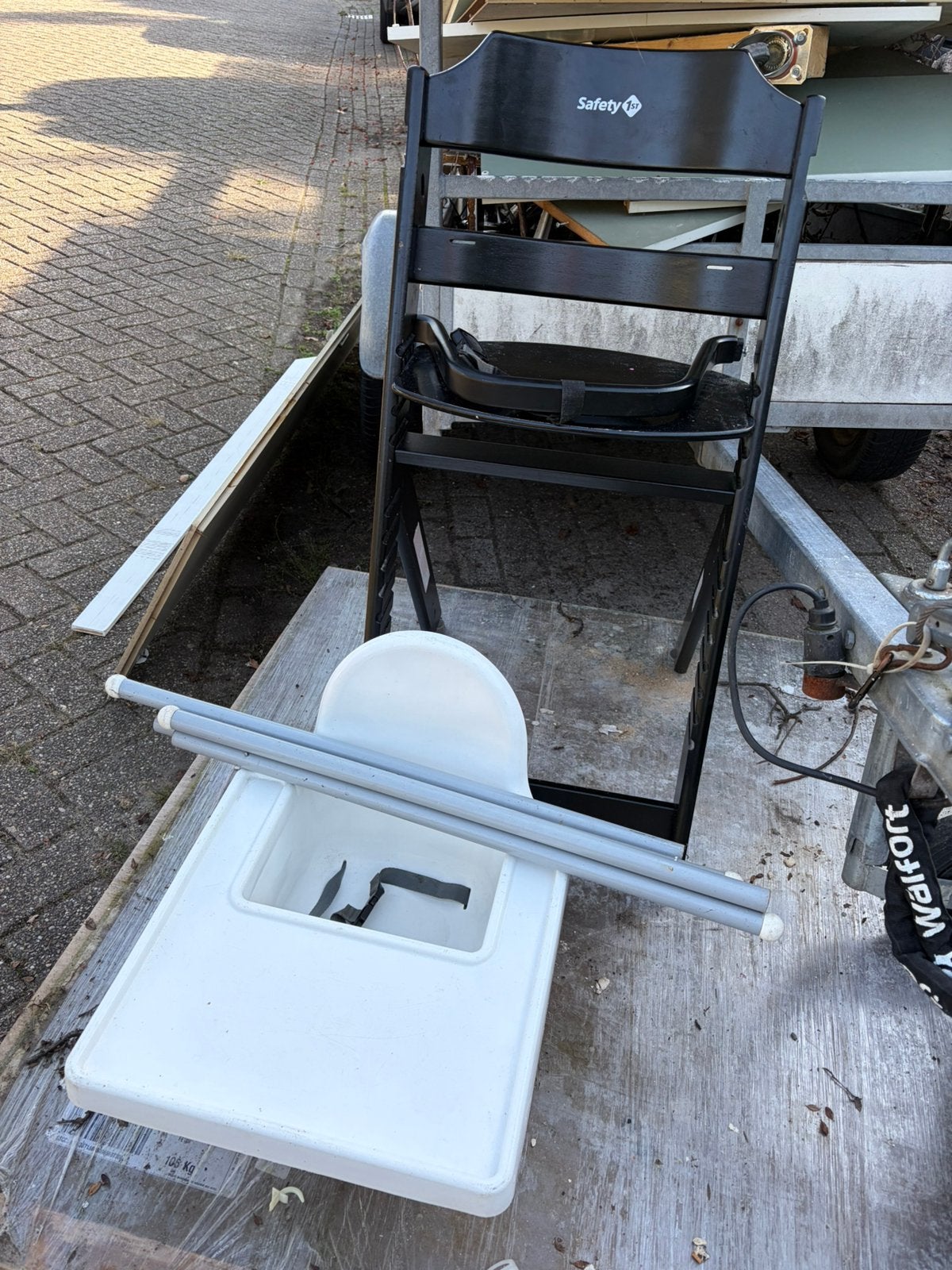 Gratis ikea kinderstoel eetstoel safety1st, Ophalen, Gebruikt, Overige typen