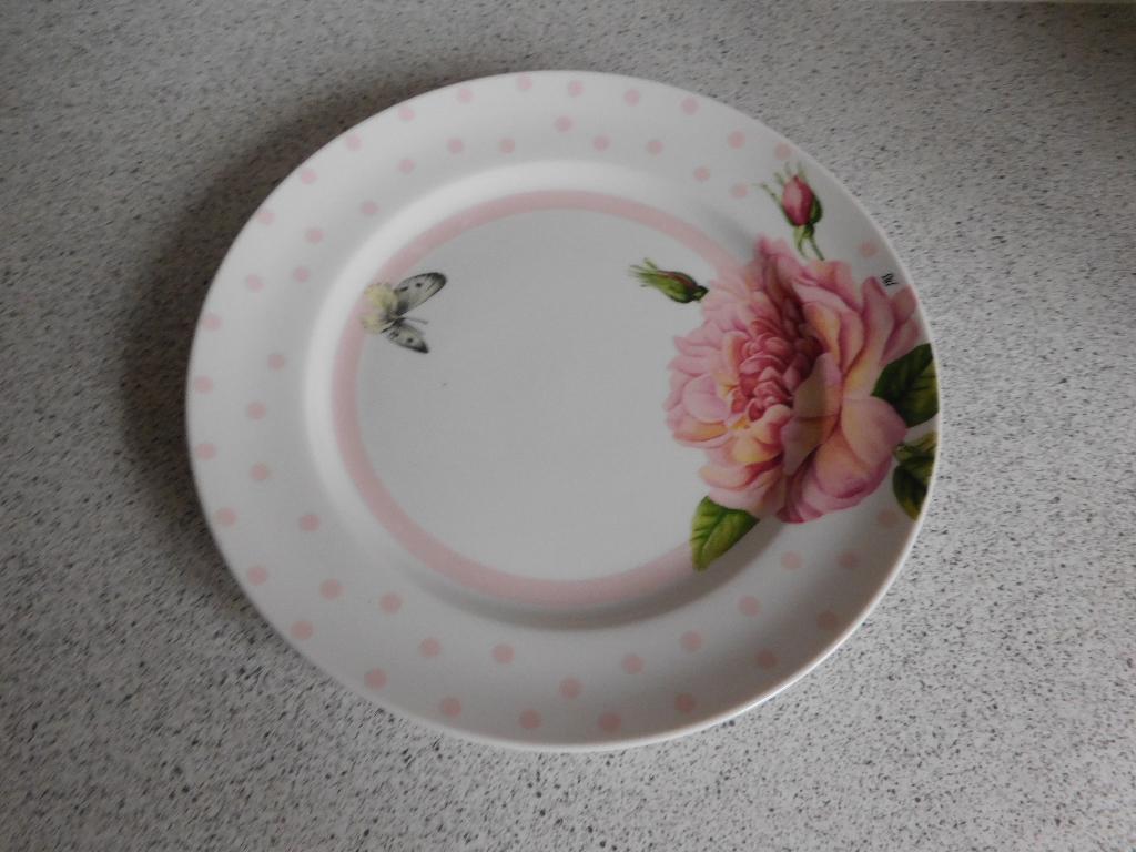 Bord 21 cm. Roses JBS Janneke Brinkman, Ophalen of Verzenden, Zo goed als nieuw, Bord(en), Overige stijlen