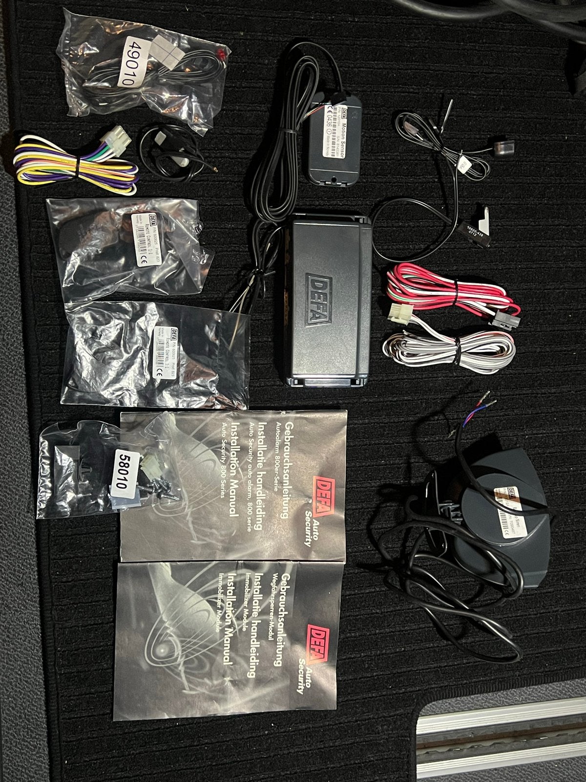 DEFA Auto Alarm Systeem - Complete Set, Ophalen of Verzenden, Gebruikt
