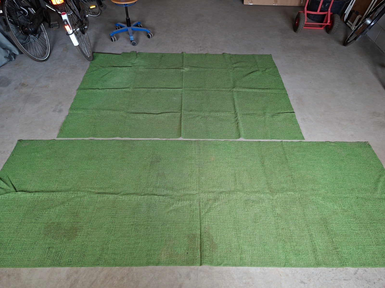 Groen tenttapijt / grondzeil voor camping of voortent, Caravans en Kamperen, Ophalen of Verzenden