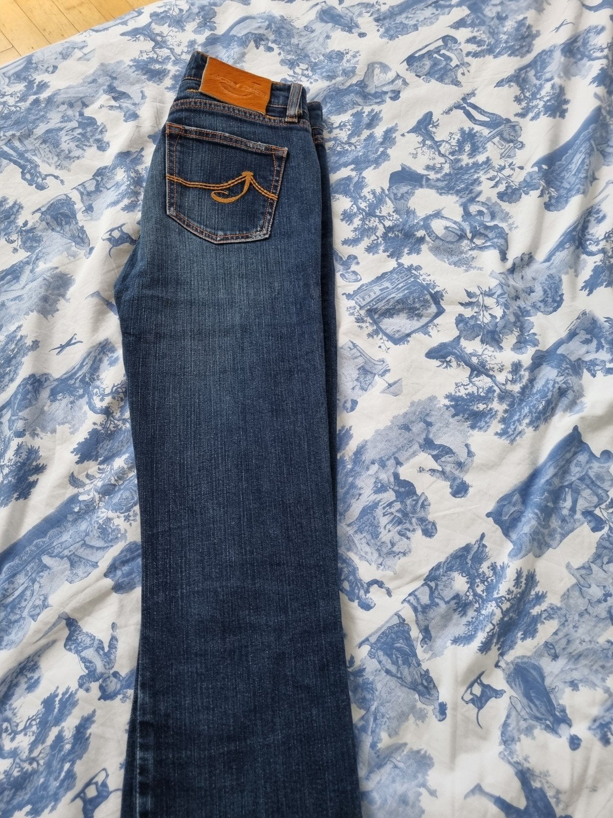 Mooie donkerblauwe jeans van Jacob Cohën, Blauw, Jacob Cohën, Ophalen of Verzenden, Zo goed als nieuw