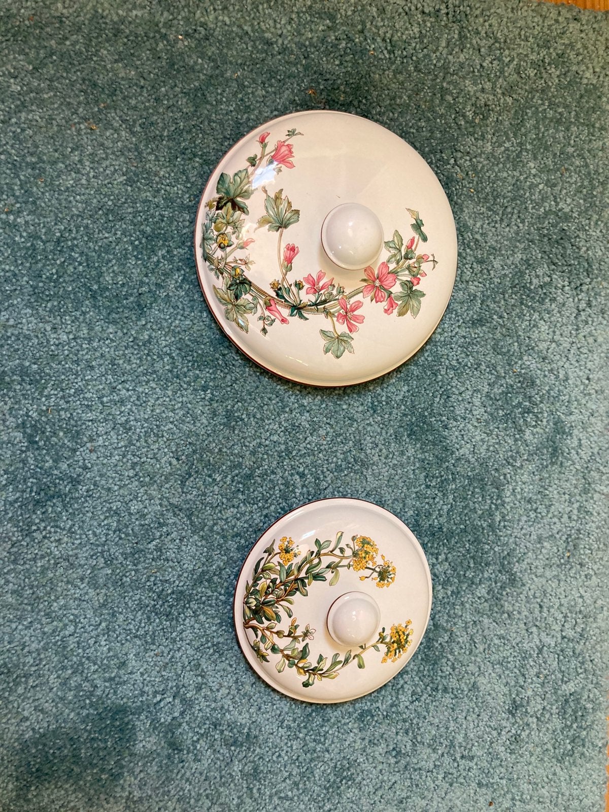 2x botanica deksel dekschaal, Villeroy & Boch, Ophalen of Verzenden, Overige stijlen, Porselein