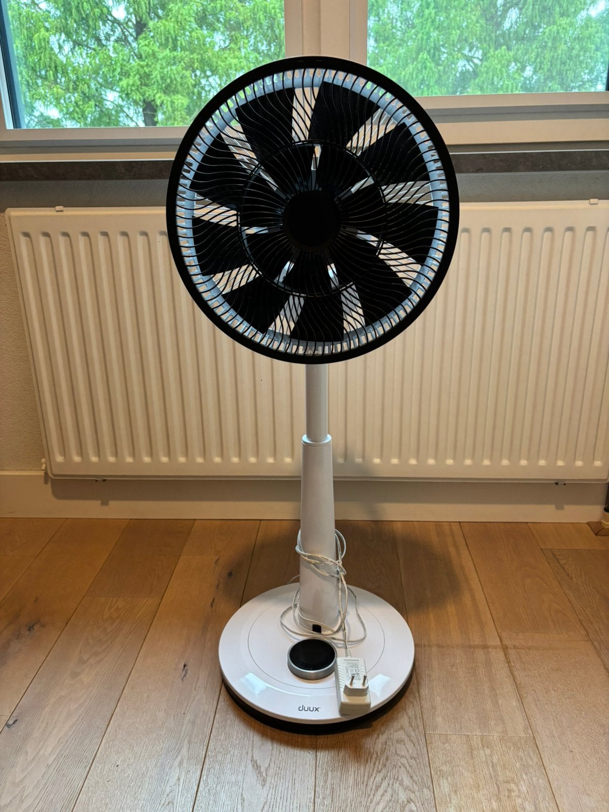 Duux ventilator whisper, Ophalen, Ventilator met afstandsbediening, Zo goed als nieuw, Statiefventilator
