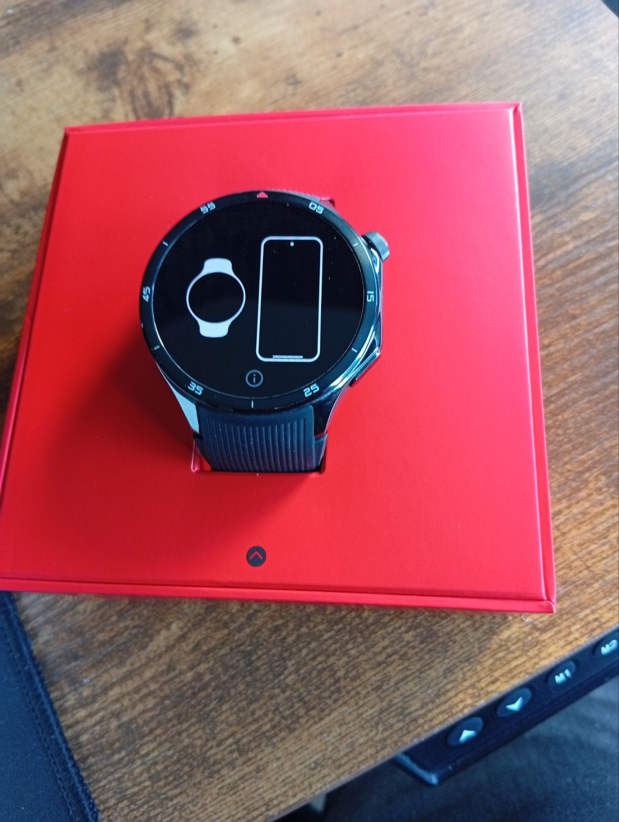 OnePlus Watch 3 Obsidian Titanium - in doos, Sieraden, Tassen en Uiterlijk, Smartwatches, Nieuw, Android, Zwart, Afstand, Hartslag