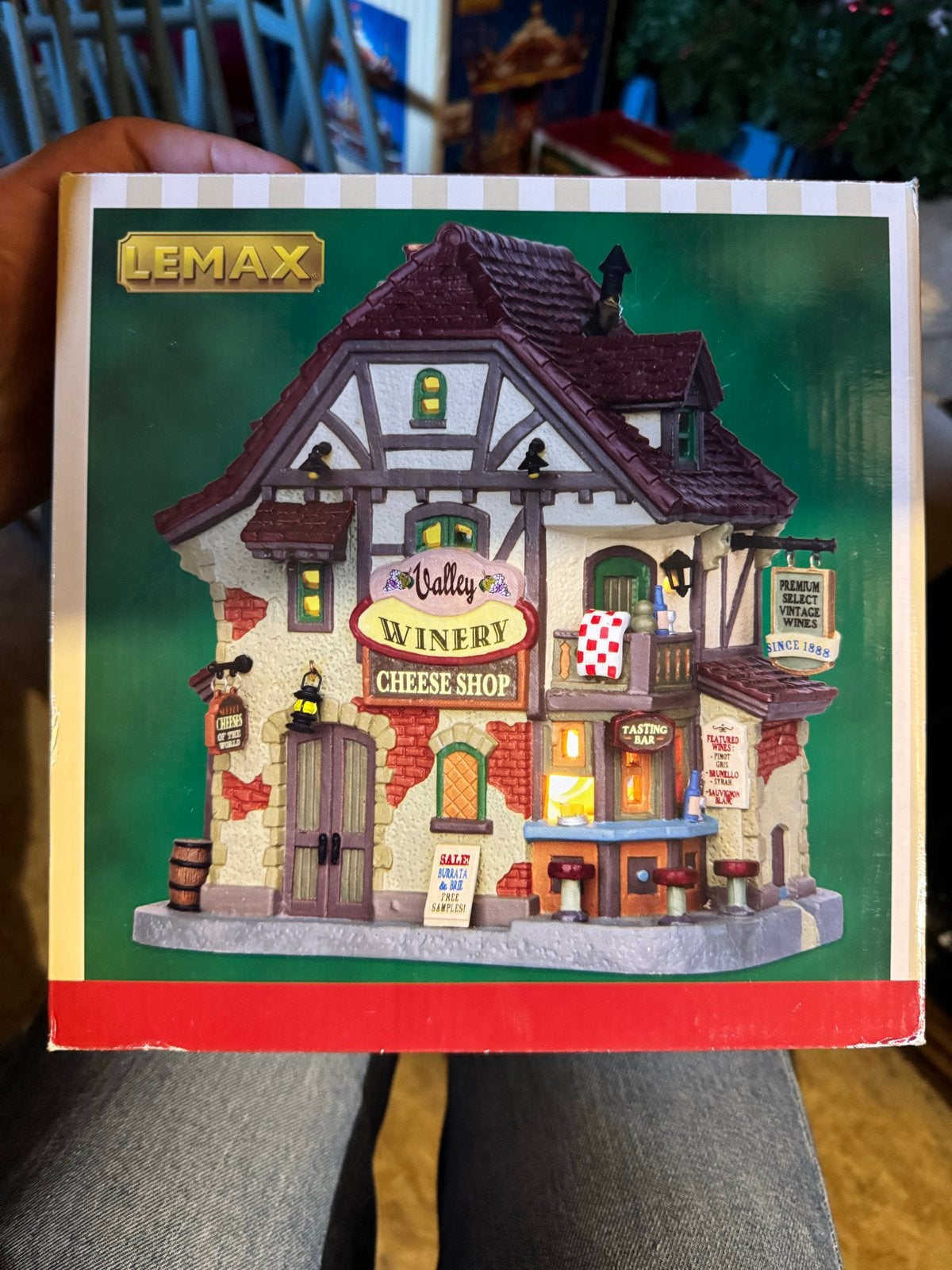 Lemax Valley Winery Cheese Shop - Kerstdorp Huisje, Verzamelen, Ophalen of Verzenden, Zo goed als nieuw