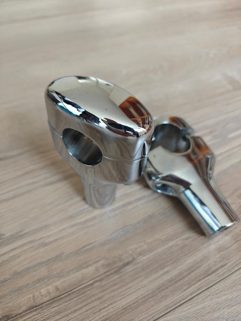 Harley Davidson risers chroom, Motoren, Ophalen of Verzenden