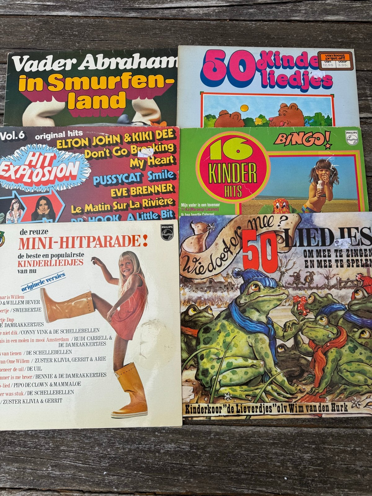Diverse Kinderliedjes en Hits Vinyl Collectie, Gebruikt, Tot 2 jaar, Ophalen of Verzenden, Muziek
