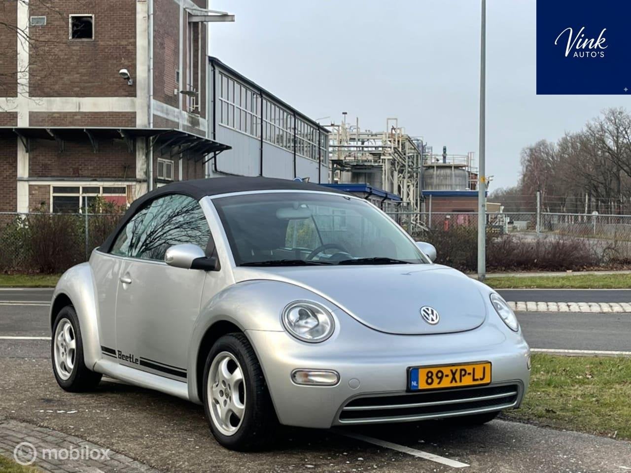 Volkswagen New Beetle Cabriolet 1.6 Highline | APK Nieuw, Stof, Gebruikt, Beetle (Kever), 4 cilinders