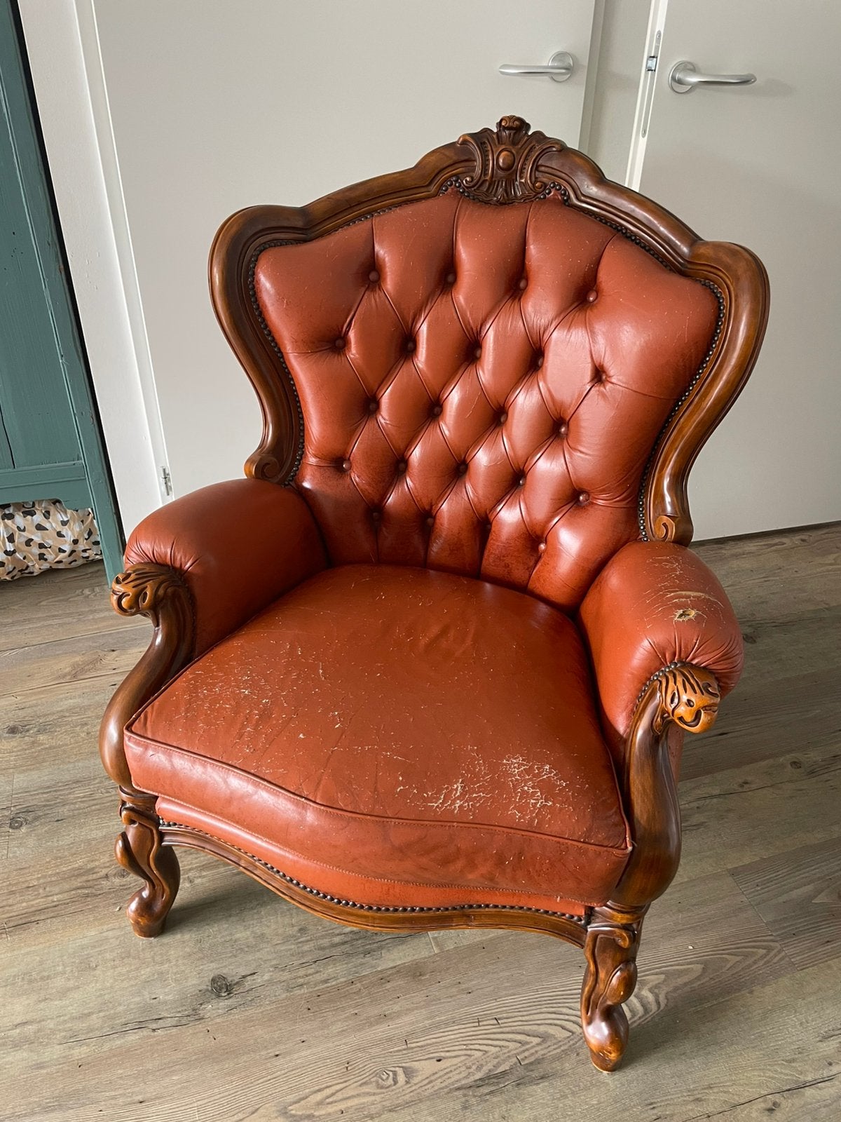 Vintage fauteuil (opknapper), Antiek en Kunst, Ophalen