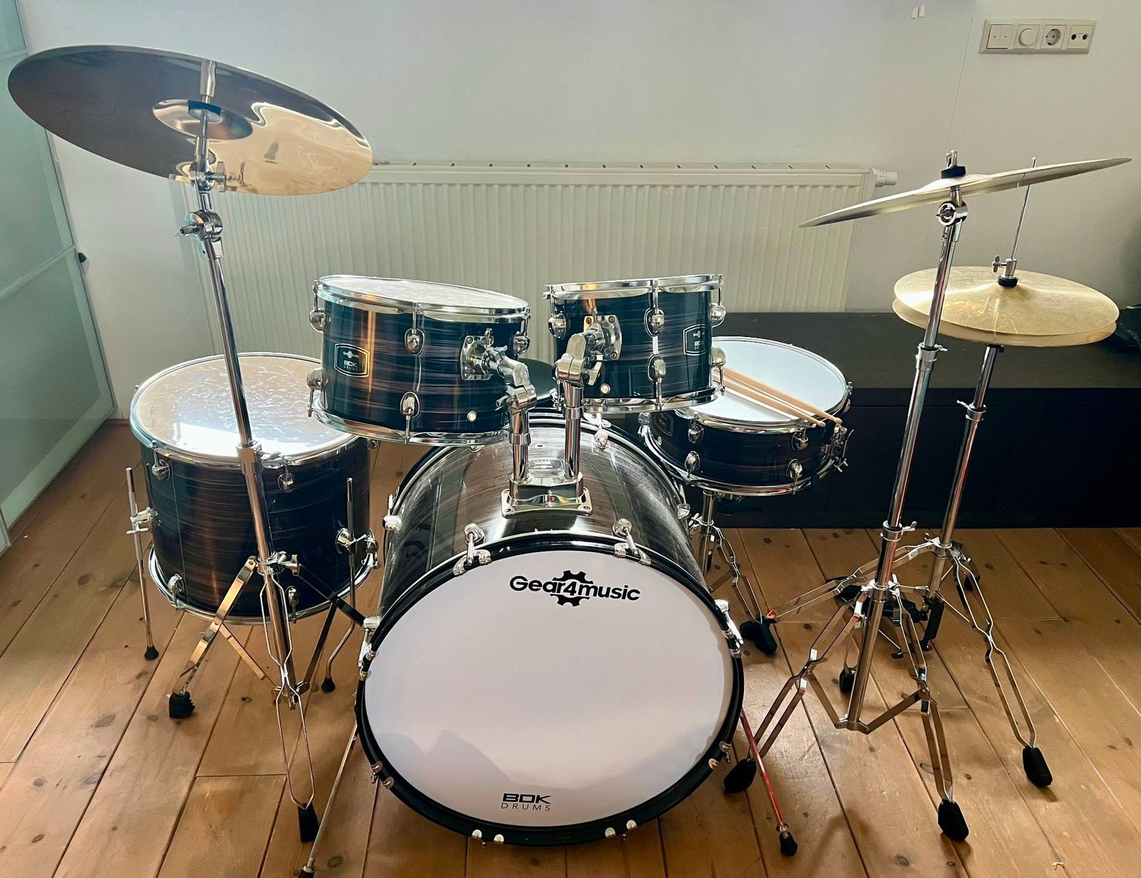 Rock Drum kit by Gear4music, Muziek en Instrumenten, Drumstellen en Slagwerk, Ophalen, Gebruikt, Overige merken