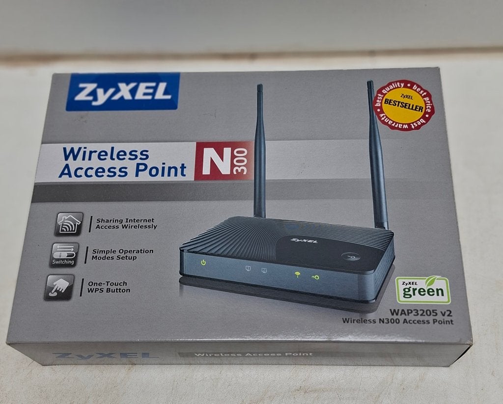 Zyxel Wireless Access Point N300 WAP3205 v2, Computers en Software, Ophalen of Verzenden, Gebruikt, Zyxel