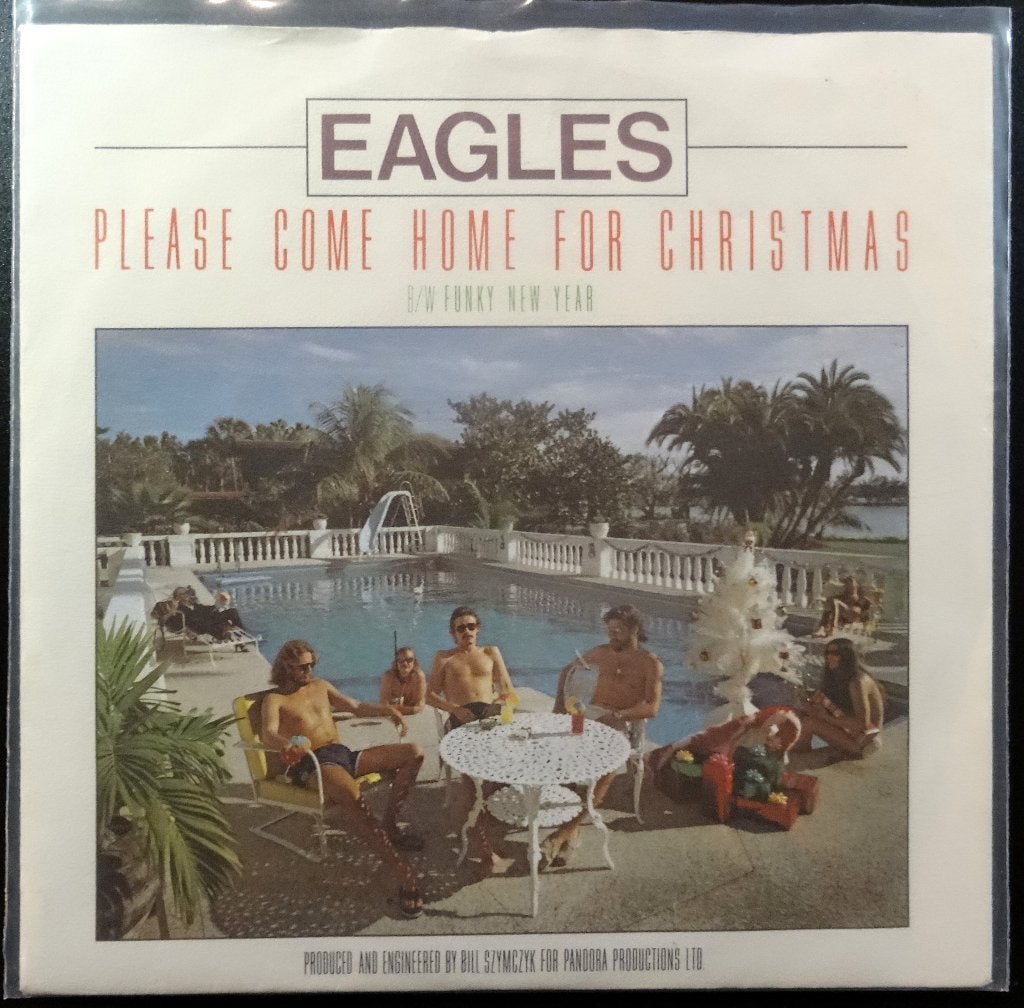 Vinyl single Eagles - Please come home for Christmas € 2,50, Gebruikt, 7 inch, Ophalen of Verzenden, Pop