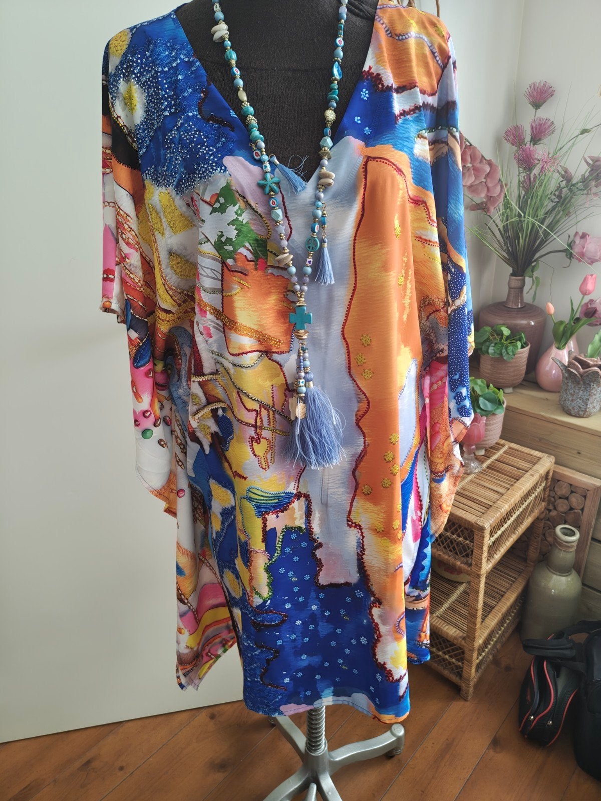 tuniek m l xl, Ophalen of Verzenden, Zo goed als nieuw, Maat 42/44 (L), Meerkleurig