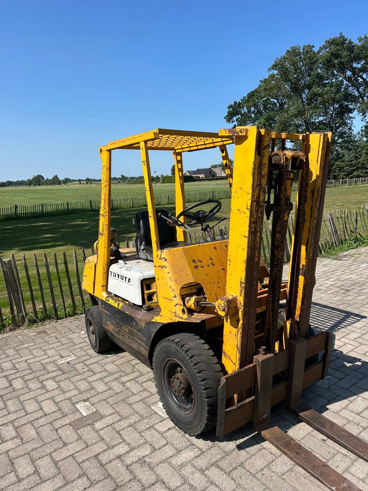 Toyota 2.5 diesel heftruck, Zakelijke goederen, Machines en Bouw | Heftrucks en Intern transport, 2000 tot 3000 kg, Ophalen of Verzenden