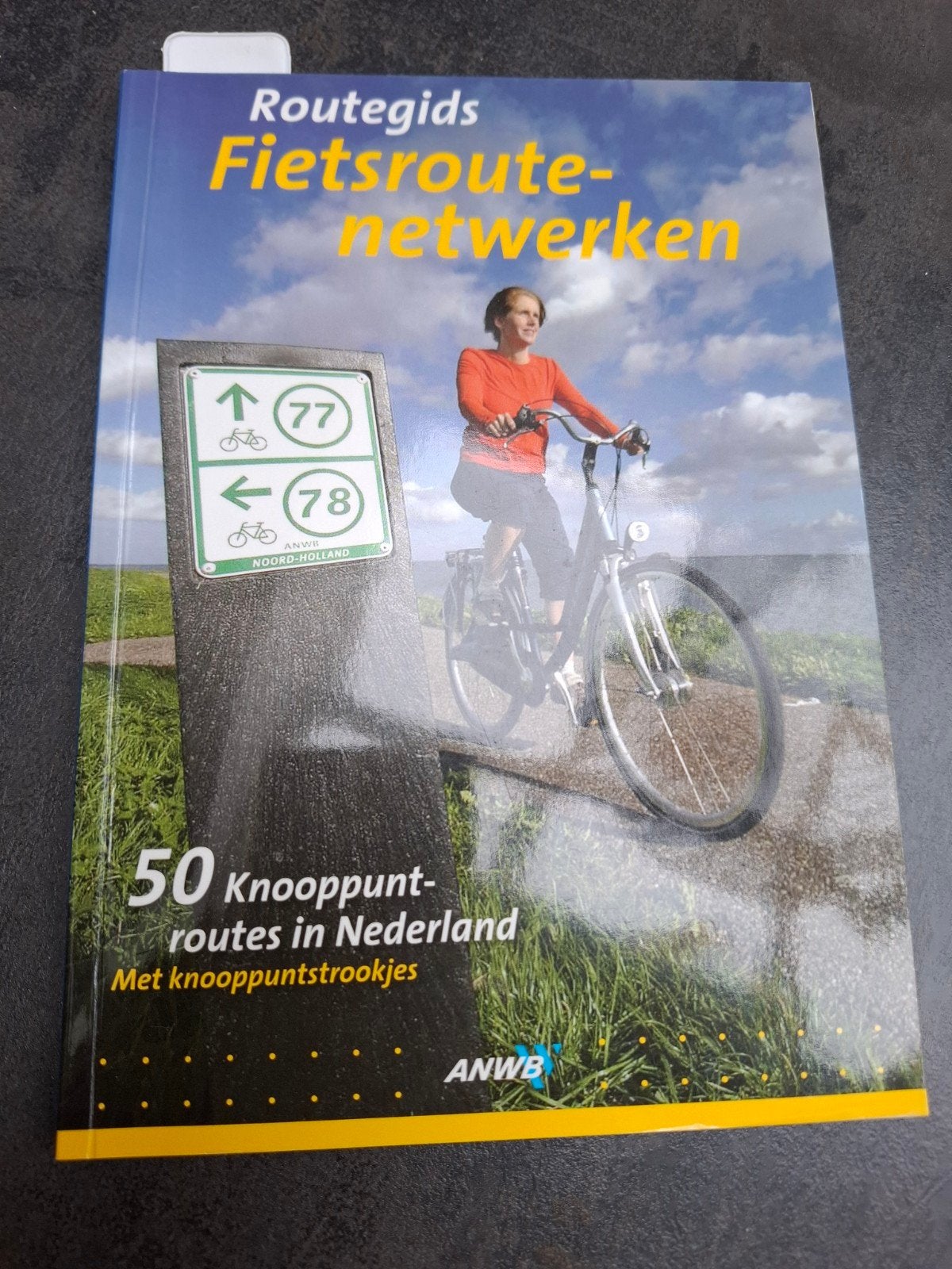 Routegids fietsroutenetwerken, anwb, knooppunten fiets, Fiets- of Wandelgids, Ophalen of Verzenden, Zo goed als nieuw, ANWB