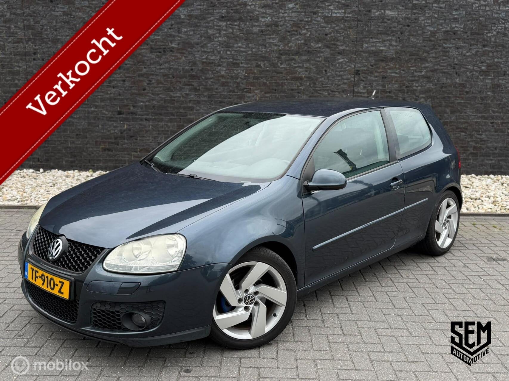 Volkswagen Golf 1.6 Trendline | verlaagd | GTI | Nieuwe APK, Auto's, Voorwielaandrijving, Gebruikt, 4 cilinders, Blauw