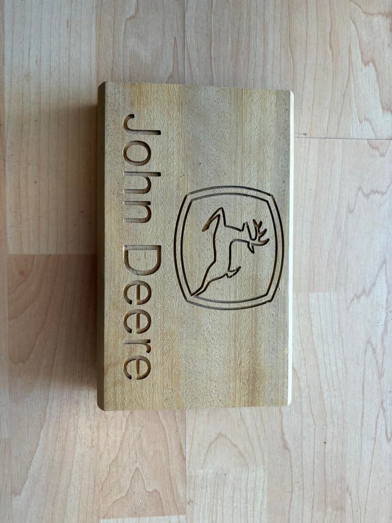 Gefreesd John Deere logo, Ophalen of Verzenden