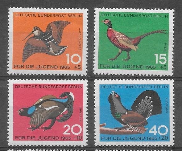 Duitsland - Berlijn 1965  Vogels, Verzenden, BRD, Postfris