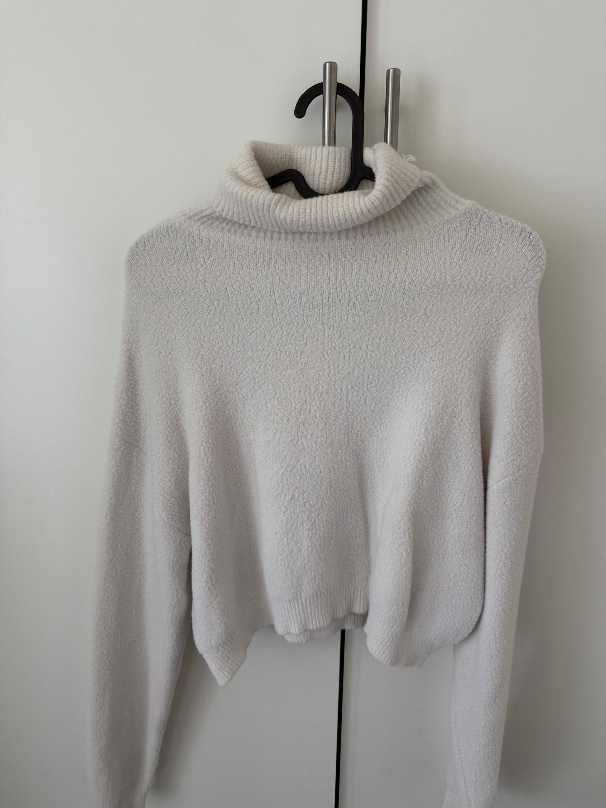 Witte coltrui trui - Zara - Maat S, Ophalen of Verzenden, Gedragen, Maat 36 (S), Wit
